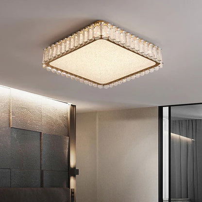 DecorBites™ Crystal LED Ceiling Lights: Modern Home Lighting Fixture for Living, Dining, Kitchen, Bedroom