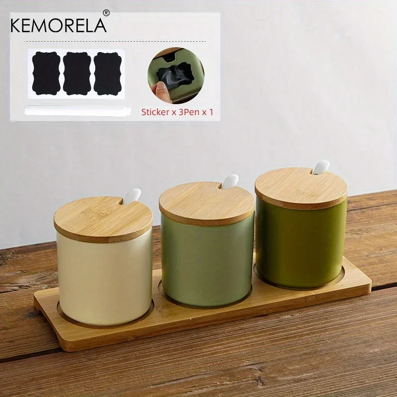 Ceramic Retro Seasoning Set