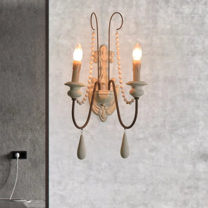 DecorBites™ Country French Wall Lamp for Retro Living Room Bedroom Decor