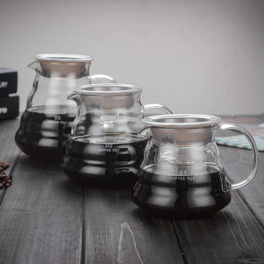 DecorBites™ Glass Coffee Pot Lid Cloud-Shaped Teapot Cover for Coffee Utensils
