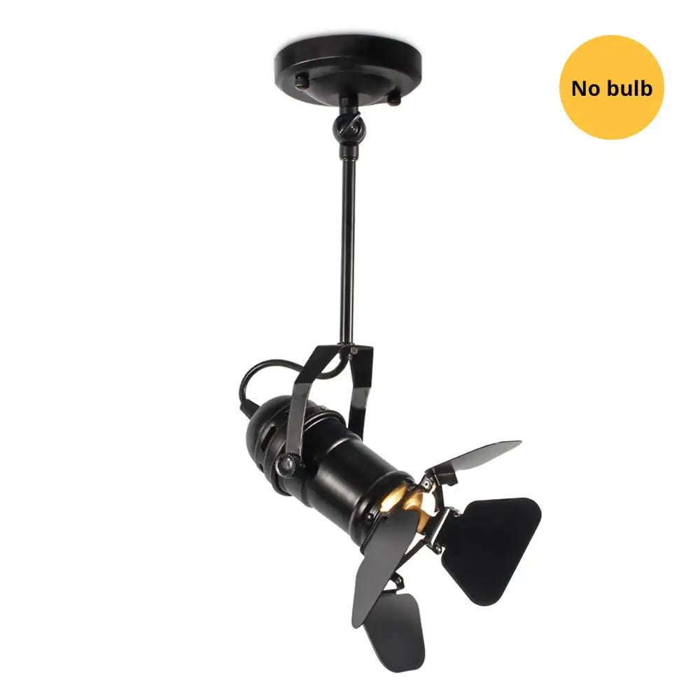 Black Retro Ceiling Lamp