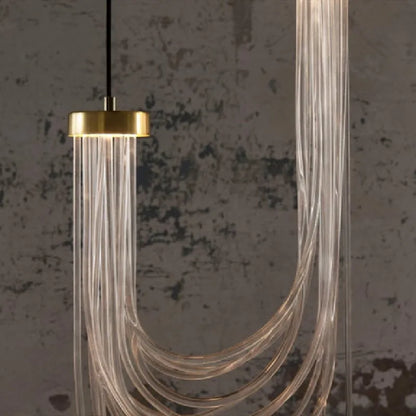 DecorBites™ LED Acrylic Pendant Light for Bedroom and Dining Room