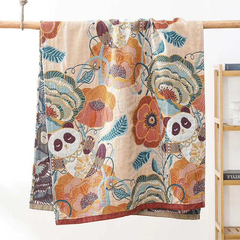 Cotton Cartoon Bath Towel