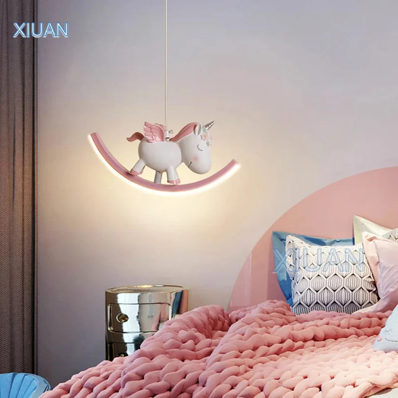 Unicorn Pendant Chandelier