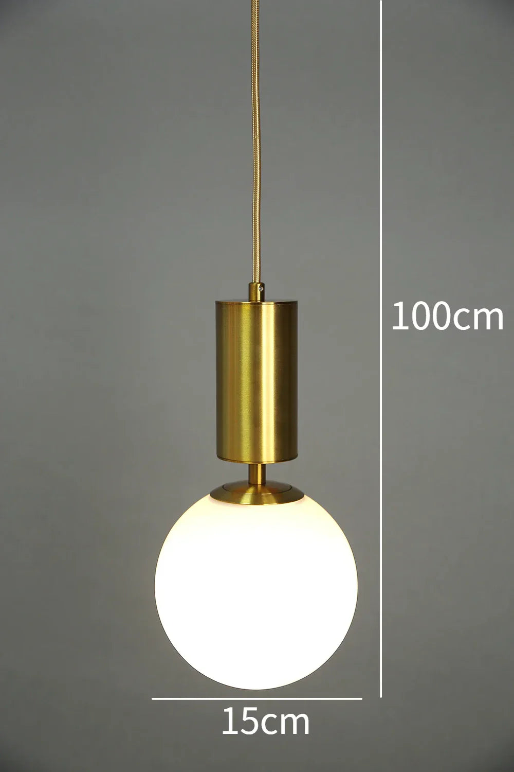 Gold Ball LED Ceiling Chandelier