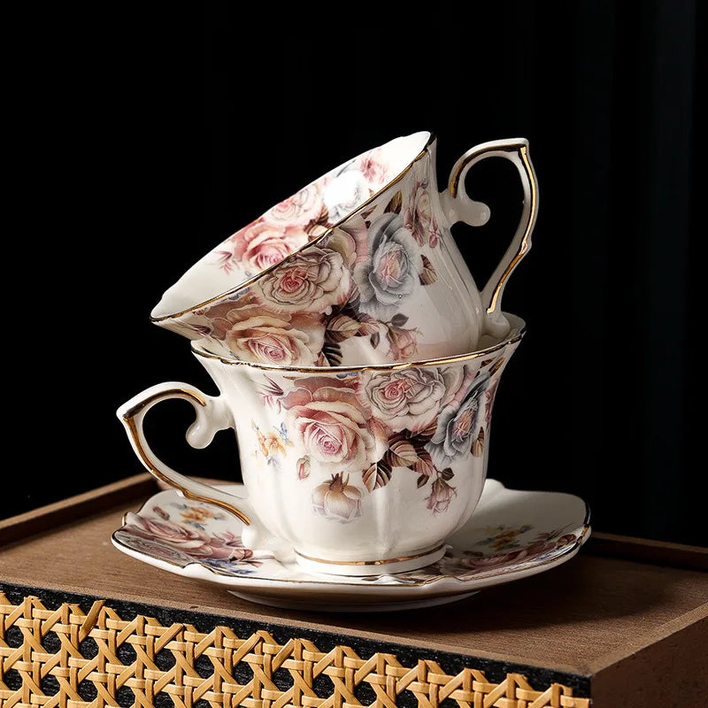Ceramic Lace Tea Set