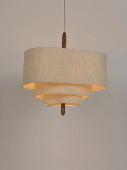 DecorBites™ Japanese Fabric Chandelier Retro Style Pendant Light for Living Room, Bedroom, Restaurant, Hotel