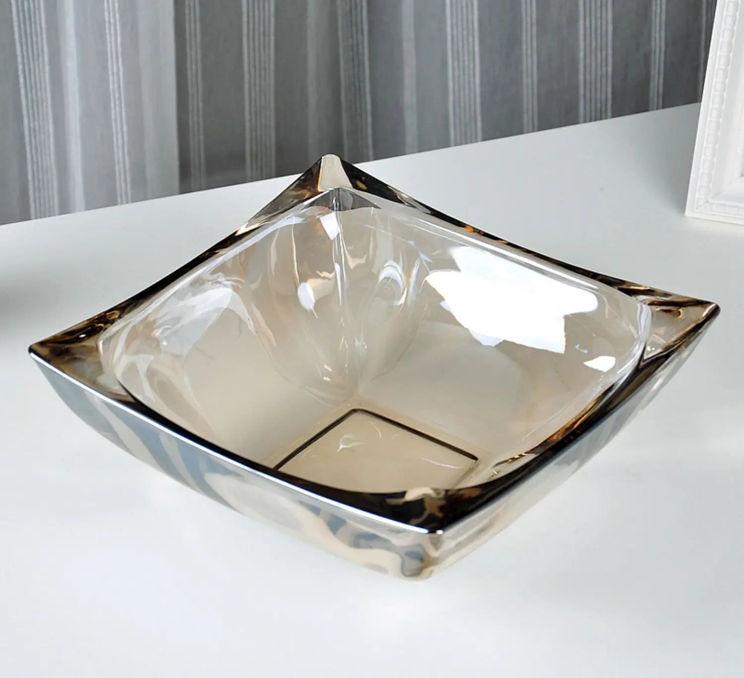 Crystal Glass Fruit Plate