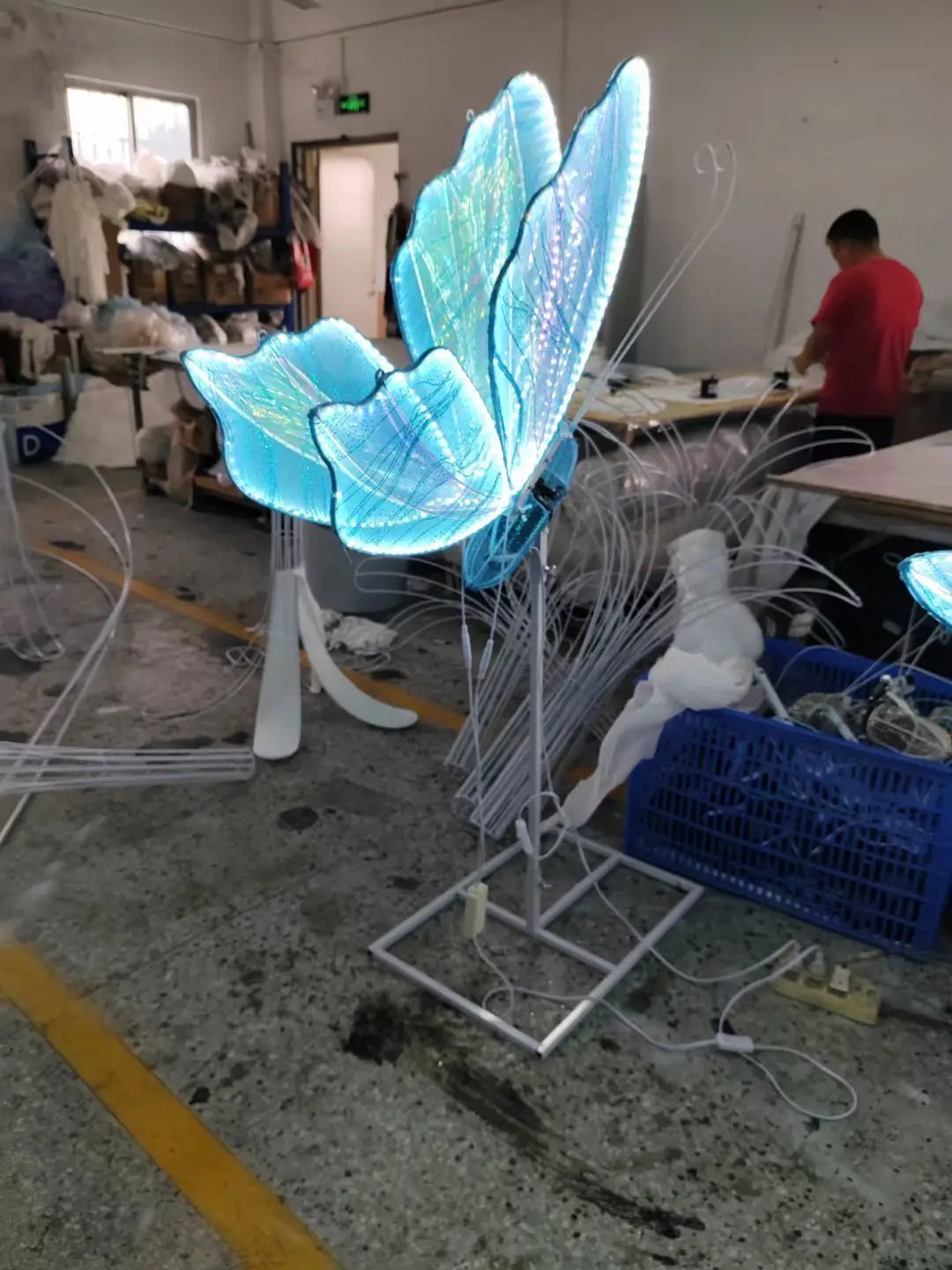 Lace Butterfly Hanging Lamp
