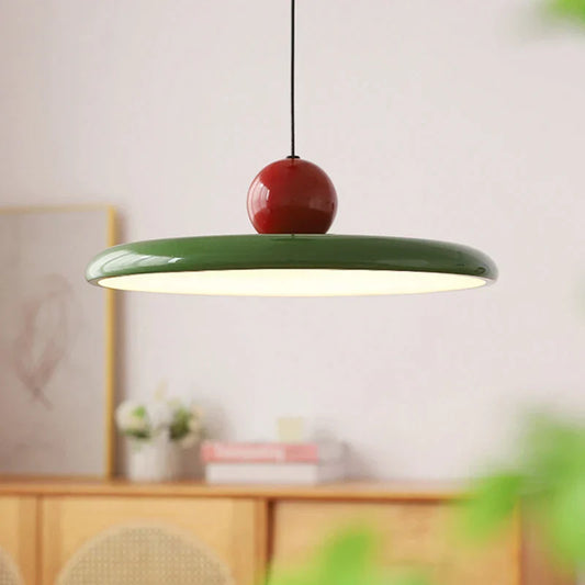 DecorBites™ Cream Wind Saucer LED Pendant Light for Interior Illumination