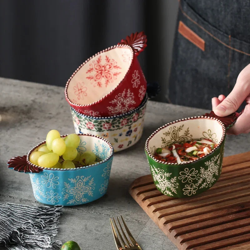 Hand-Painted Ceramic Dishes