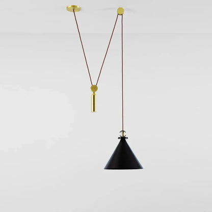 DecorBites™ Industrial Metal Pendant Light with Adjustable Height for Kitchen and Dining Room Decor