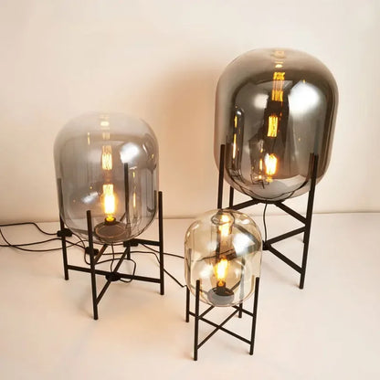DecorBites™ Glass Ball LED Floor Lamp - Postmodern Scandinavian Design