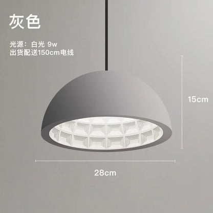 DecorBites™ Creamy Gypsum Pendant Lights: Artistic Indoor Lighting for Home, Bar, and Bedroom