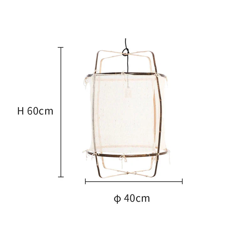 Linen Boho Pendant Light