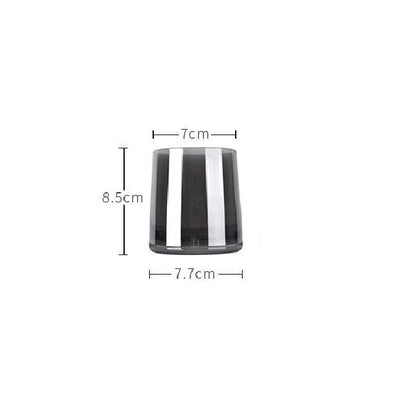 DecorBites™ Gray Glass Water Pitcher Cold Hot Kettle Juice Jug 1900ml