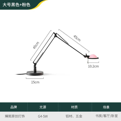 DecorBites™ Adjustable LED Desk Lamp for Home, Studio, Study, Bedroom, Cafe