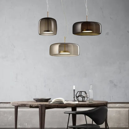 Nordic restaurant pendant light, modern luxury bar counter, coffee shop bedside single head glass artistic lighting fixture