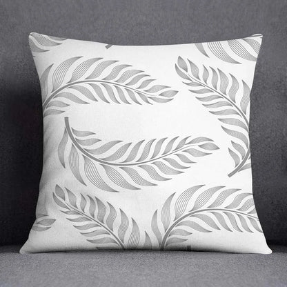 DecorBites™ Geometric Floral Print Lumbar Pillow Case 45X45cm Sofa Cushion Cover