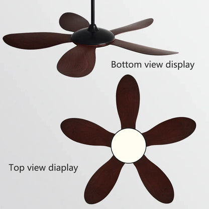 DecorBites™ Black DC Ceiling Fan Light Strong Wind Indoor Electric Fan 2023