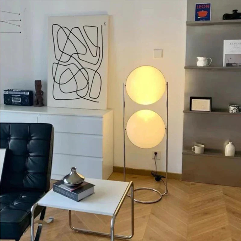 Chrome Acrylic Floor Lamp