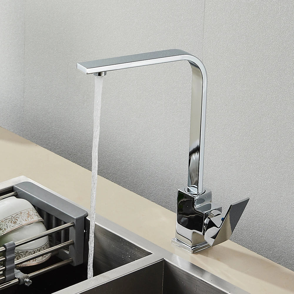 Gold Rotation Kitchen Faucet