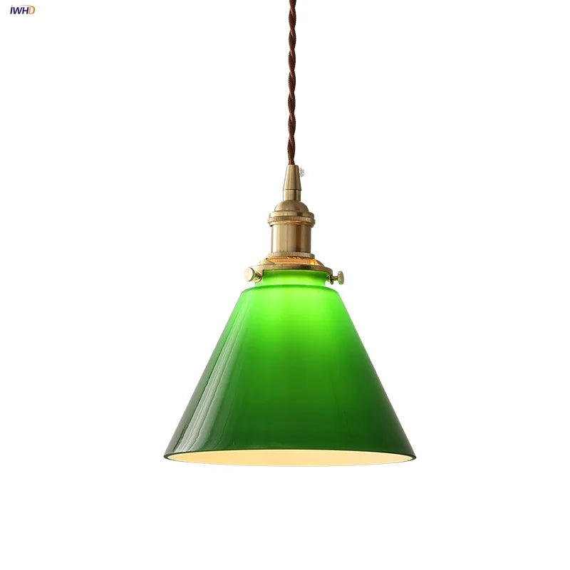 Green Adjustable Pendant Light