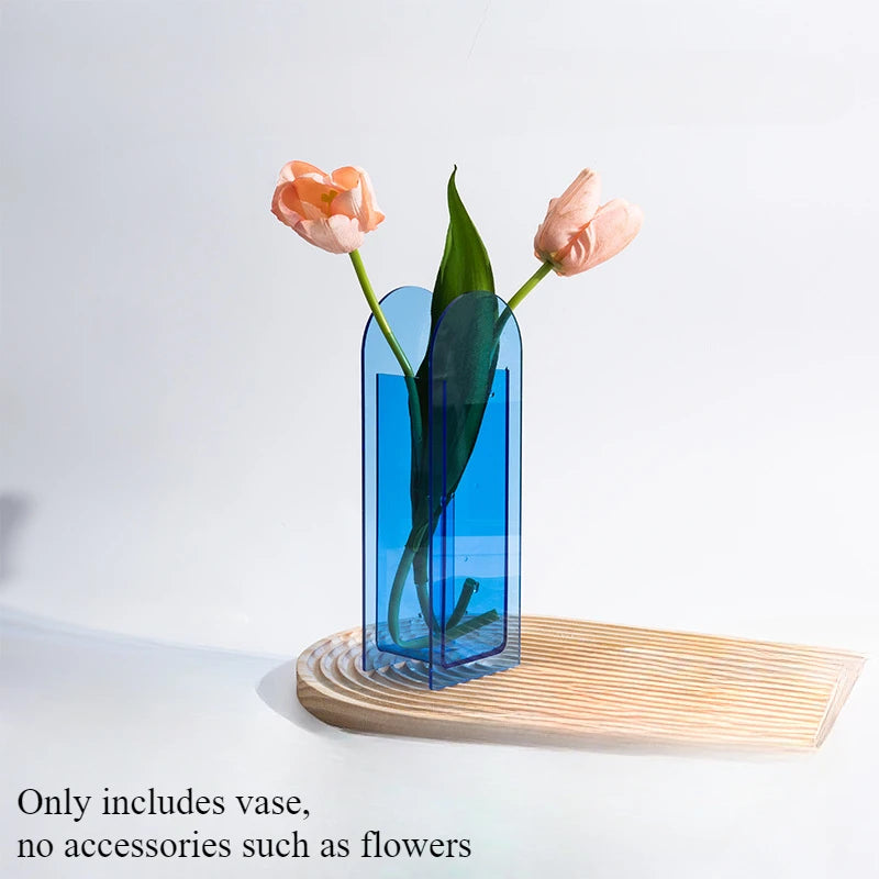Acrylic Vase Transparent Decoration