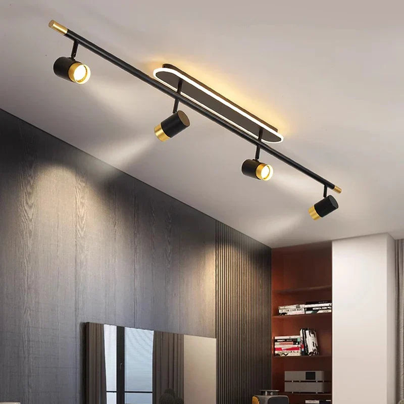 Gold Finish Ceiling Light