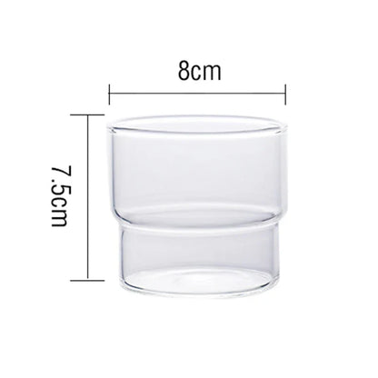 DecorBites™ Creative Glass Coffee Smoothie Cup | Heat-Resistant Drinkware for drinks