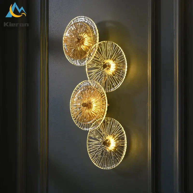 DecorBites™ Crystal LED Wall Lamps for Living Room Bedroom Decor