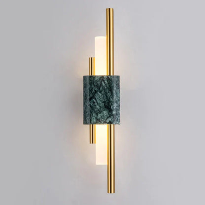 DecorBites™ Green White Marble Wall Lamp - Luxury Golden Decor LED Light