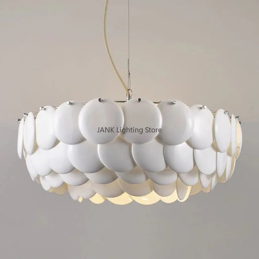 DecorBites™ French Ceramic Chandelier: Romantic LEDs for Luxury Living Room & Restaurant Decor