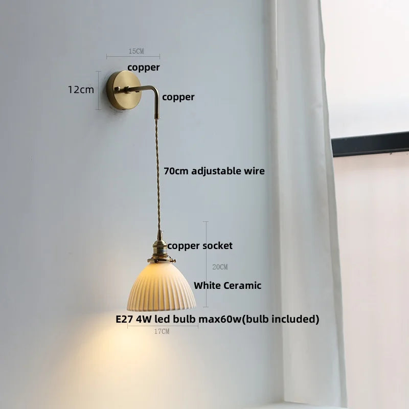 DecorBites™ Clear Glass LED Wall Lamp Modern Crystal Home Decor Bathroom Mirror Light