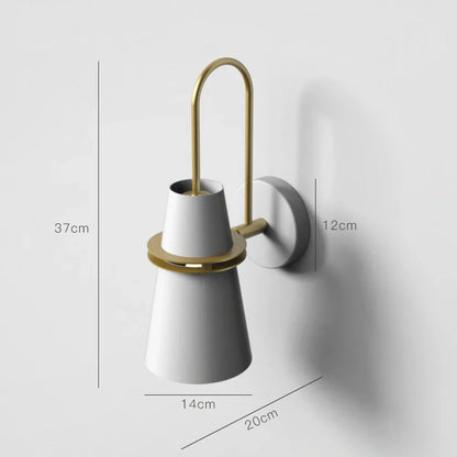 DecorBites™ Industrial LED Wall Sconce Iron Bedside Lamp Retro Loft Indoor Lighting