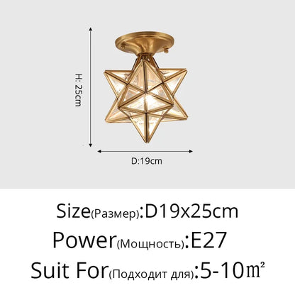 DecorBites™ Crystal Glass LED Chandelier for Modern Living, Study, and Aisle Lighting