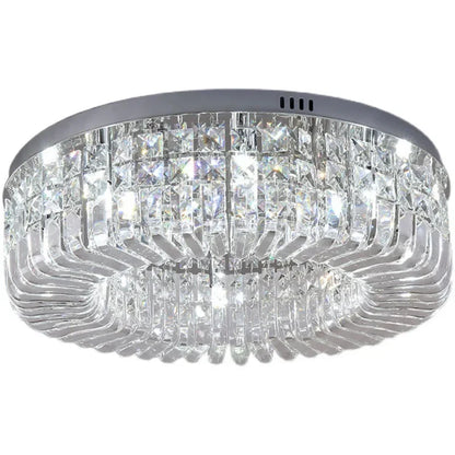 DecorBites™ Crystal Gold Ceiling Light for Dining Room, LED Chandeliers Living Room Decoration