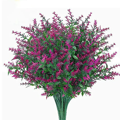 DecorBites™ Lavender Grass Plastic Flowers for Home Décor & DIY Photography