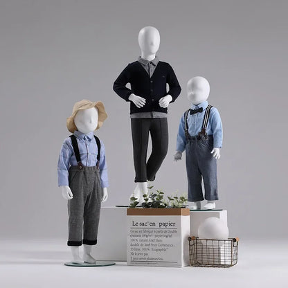DecorBites™ Kids Full Body Mannequins for Children's Clothing Store - Child Display Stands