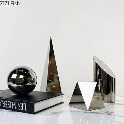 DecorBites™ Geometric Crystal Artwork Polyhedron Sculpture Desk Decoration Modern Home Decor