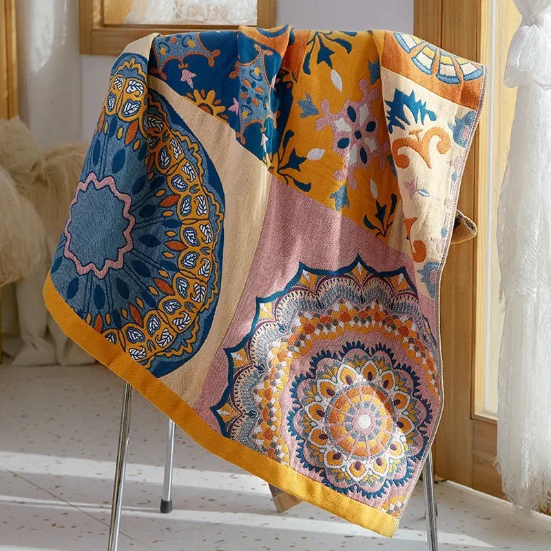 DecorBites™ Cotton Gauze Bath Towels - Soft & Quick-Dry Towel for Adults