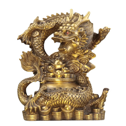 DecorBites™ Dragon Zodiac Pure Copper Bowl Ornament for Home Decor