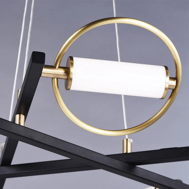 DecorBites™ Circular Ring LED Ceiling Chandelier for Home Decor & Lighting Fixtures