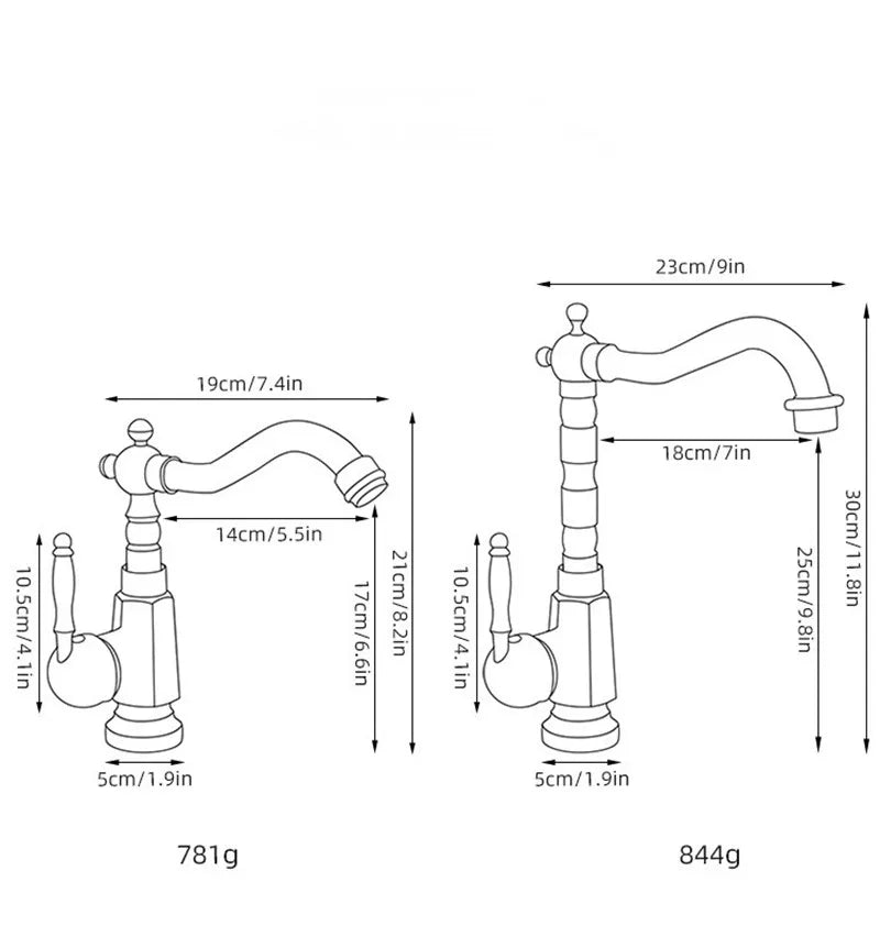 Bronze Deck Basin Faucet