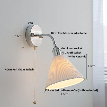 DecorBites™ Crystal LED Wall Light – Modern Nordic Living Room Bedside Lamp