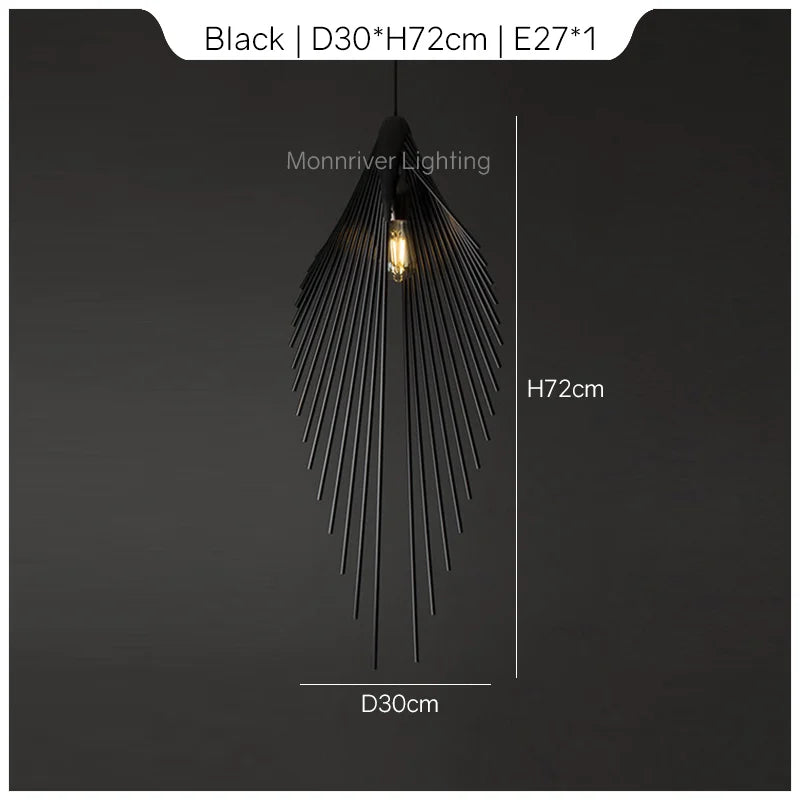 Minimalist Leaf Pendant Light