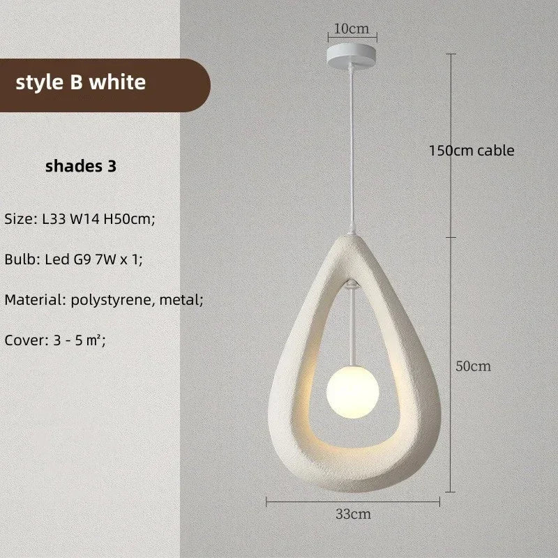 Chrome Nordic Pendant Light Gray Shade Dining