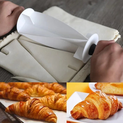 DecorBites™ Croissant Bread Wheel Cutter for Baking & Kitchen - Bakery Tools