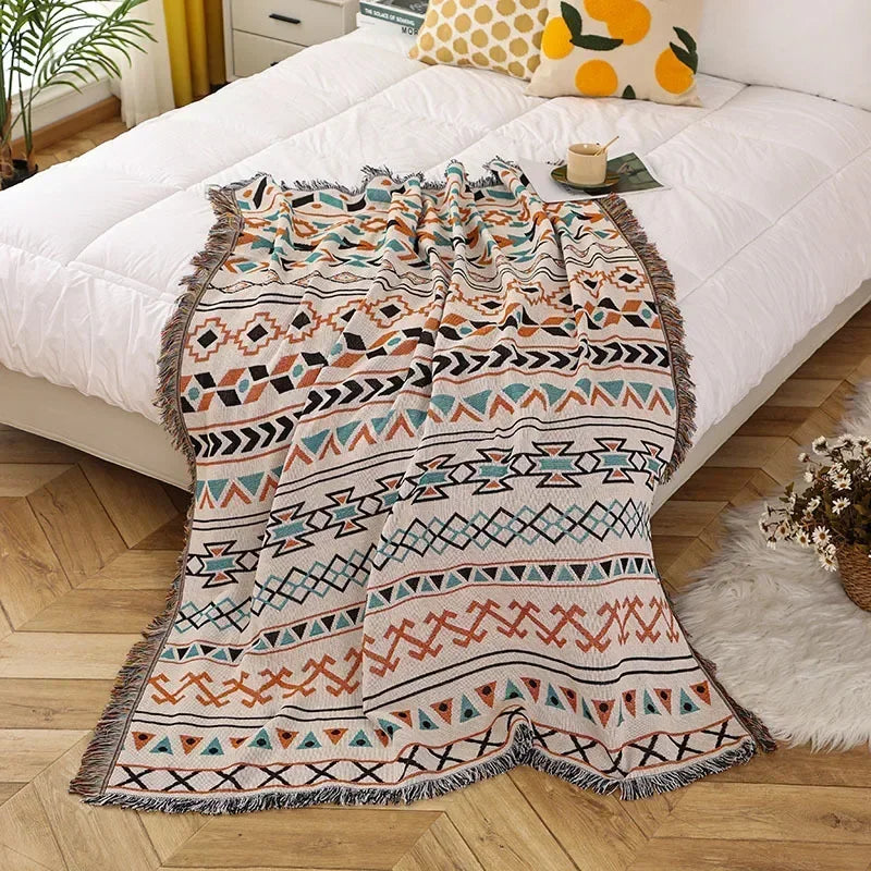 Gothic Cotton Tapestry Blanket