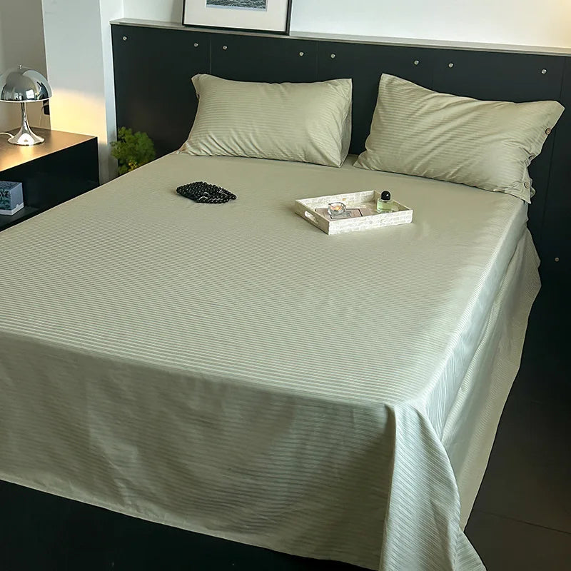 Cotton Satin Bed Sheet Set